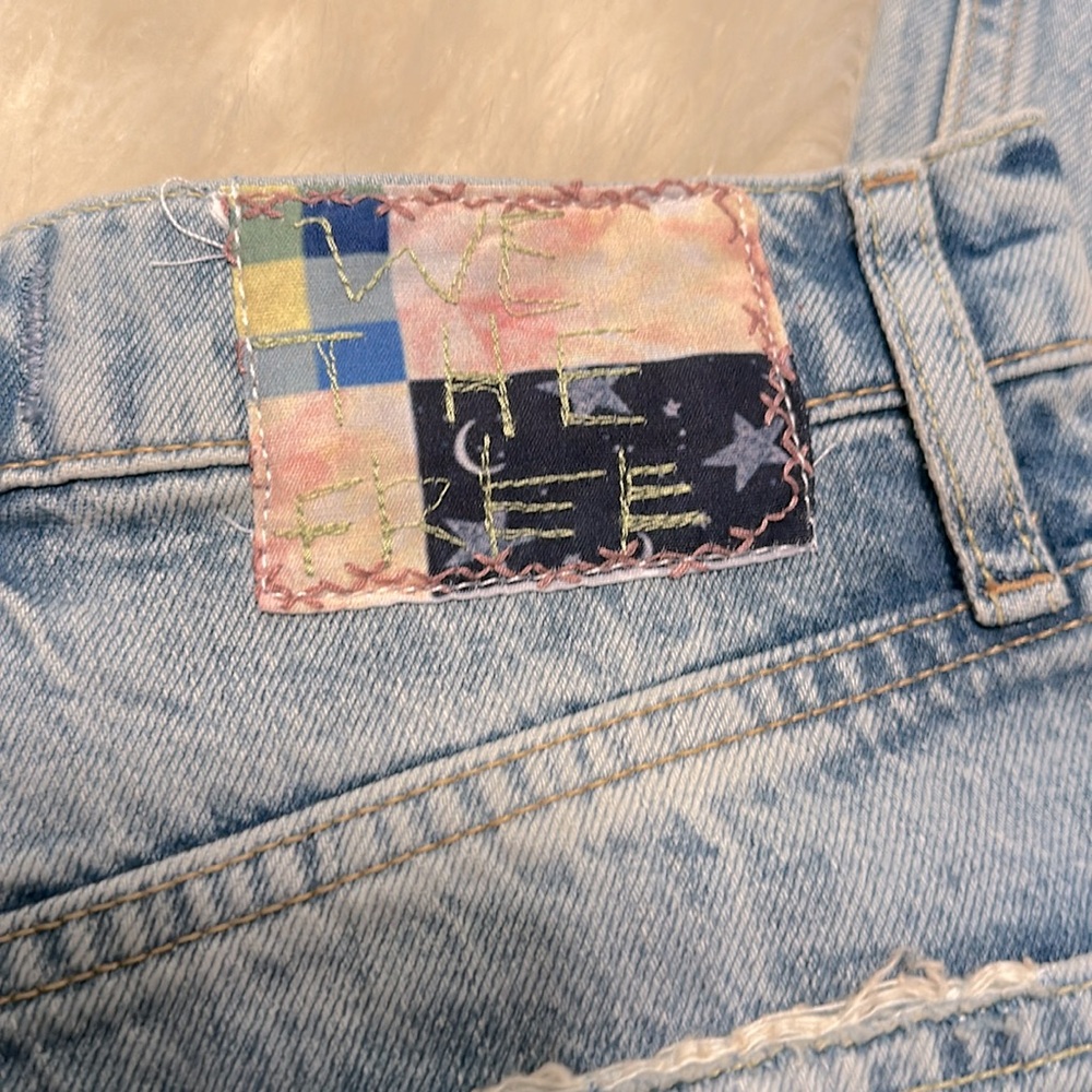 Light Blue Distressed Jeans - Picture 3 of 8